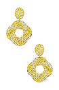 view 1 of 3 BOUCLES D'OREILLES PENDENTIFS DELPHINA in Yellow