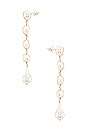 view 2 of 3 Pari Drop Earring in Gold