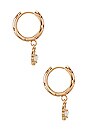 view 2 of 2 Antibes Earrings in Gold