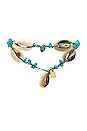 view 3 of 3 Oceana Anklet in Turquoise