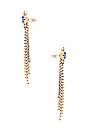 view 2 of 2 BOUCLES D'OREILLES EVIE in Blue