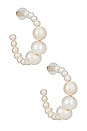 view 1 of 3 Chiara Earrings in Pearl