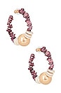 view 1 of 3 Sakora Earrings in Purple
