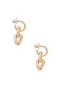 view 2 of 3 Kaia Drop Earrings in Gold