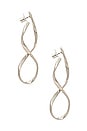 view 2 of 3 BOUCLES D'OREILLES KENT in Silver