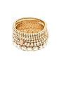 view 3 of 6 Valentina Gold Bracelet Set in Gold