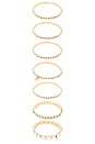 view 6 of 6 Valentina Gold Bracelet Set in Gold