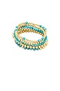 view 3 of 6 Kokab Bracelet in Gold & Blue