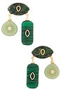 view 1 of 2 Kya Earrings in Green