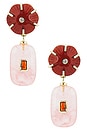 view 1 of 2 Louis Earring in Red