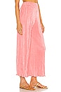 view 2 of 4 Pleated Culotte Pant in Pleated Pink