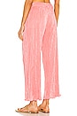 view 3 of 4 Pleated Culotte Pant in Pleated Pink