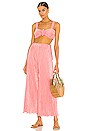 view 4 of 4 Pleated Culotte Pant in Pleated Pink
