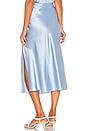 view 3 of 4 Silk Bias Skirt in Baby Blue