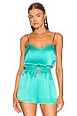view 1 of 4 Boxy Cami in Neon Turquoise