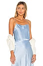 view 1 of 4 Silk Tank Top in Baby Blue