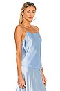 view 2 of 4 Silk Tank Top in Baby Blue