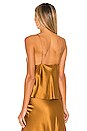 view 3 of 4 Silk Tank Top in Bronze