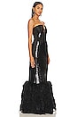 view 2 of 4 x REVOLVE Sequin And Feather Gown in Black