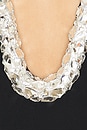 view 4 of 4 Crystal Neckline Mini Dress in Black & Silver