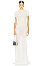 view 1 of 4 VESTIDO LARGO in White