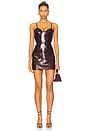 view 1 of 4 Mini Cami Sequin Dress in Burgundy