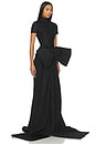view 2 of 3 Oversized Bow Detail Gown in Black