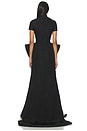 view 3 of 3 Oversized Bow Detail Gown in Black