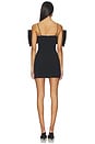 view 3 of 3 Oversized Bow Mini Dress in Black