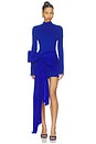 view 1 of 3 Long Sleeve Mini Dress in Blue