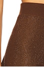 view 6 of 6 Rhinestone Embroidered Short in Brown