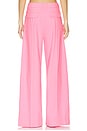 view 4 of 6 Wide Leg Tailored Trouser in Pink