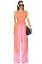 view 5 of 6 Wide Leg Tailored Trouser in Pink