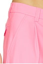 view 6 of 6 Wide Leg Tailored Trouser in Pink