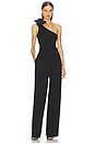 view 5 of 5 One Shoulder Bow Bodysuit in Black