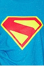 view 5 of 5 Supergirl Logo Printed Rhinestone T-shirt in Blue