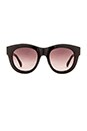 view 1 of 3 Psychedelic Solution Sunglasses in Black Tort & Gradient