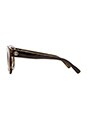 view 3 of 3 Psychedelic Solution Sunglasses in Black Tort & Gradient