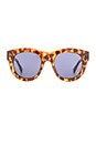 view 1 of 3 GAFAS DE SOL PSYCHEDELIC SOLUTION in Leopard Tort Gloss & Marine Grey