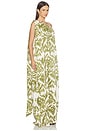 view 2 of 3 Raya Dress in Vinae Olive