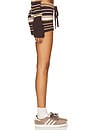 view 3 of 6 Surfside Striped Knit Short in Sand Dune