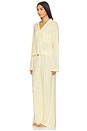 view 2 of 4 Butter Sleep Set Pajamas in Lemon Pinstripe