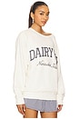 view 2 of 5 Cut Off Nantucket Island Crewneck Sweatshirt in White