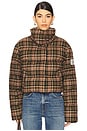 view 1 of 6 Cedar Plaid Puffer in Brown