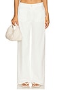view 1 of 6 Frances Eyelet Pant in White Hydrangea