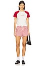 view 4 of 4 x REVOLVE Heritage Baseball Tee in Cherry