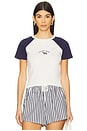 view 1 of 4 x REVOLVE East Coast Baseball Tee in Navy