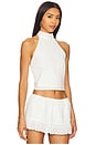 view 2 of 5 Frances Eyelet Top in White Hydrangea