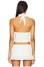 view 3 of 5 Frances Eyelet Top in White Hydrangea