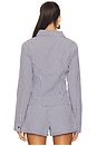 view 3 of 5 Oyster Button Up Shirt in Navy Check